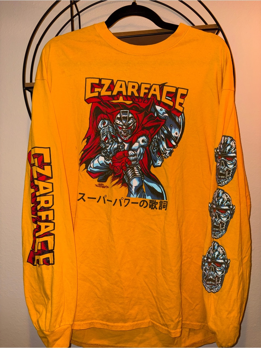 Zumiez Czarface Yellow Long-Sleeve Graphic Tee